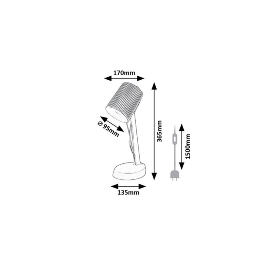 Rabalux - Stolní lampa 1xE14/11W/230V růžová