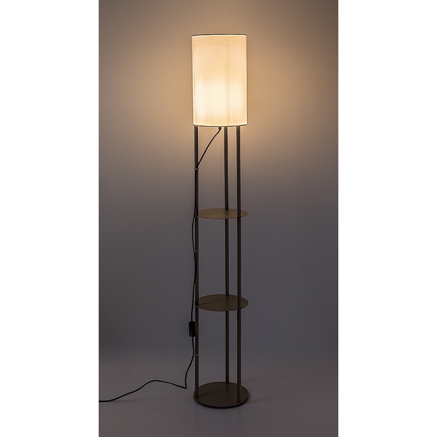 Rabalux - Stojací lampa s poličkami 1xE27/40W/230V béžová