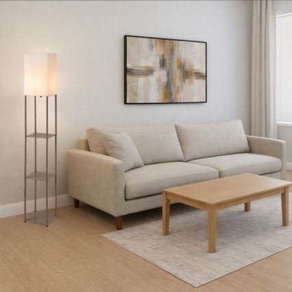 Rabalux - Stojací lampa s poličkami 1xE27/40W/230V béžová