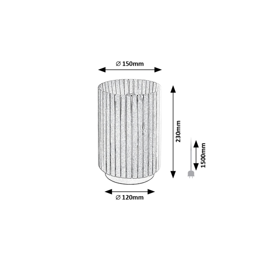 Rabalux - Stolní lampa 1xE27/6W/230V