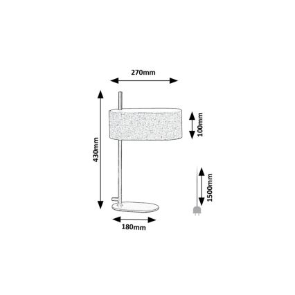 Rabalux - Stolní lampa 1xE14/40W/230V