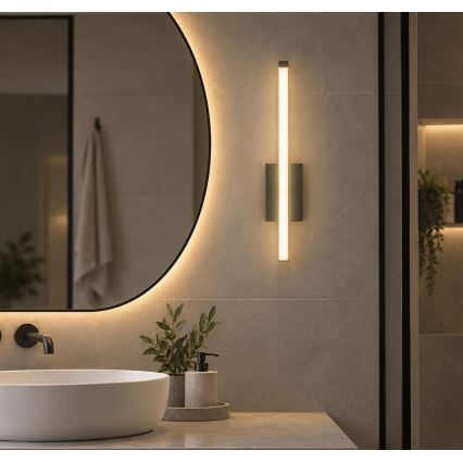 Rabalux - LED Koupelnové nástěnné svítidlo LED/10W/230V 4000K IP44 antracit