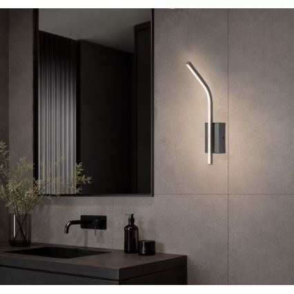 Rabalux - LED Koupelnové nástěnné svítidlo LED/10W/230V 4000K IP44 antracit
