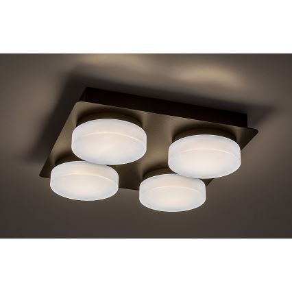 Rabalux - LED Stropní koupelnové svítidlo 4xLED/5,2W/230V IP44 černá