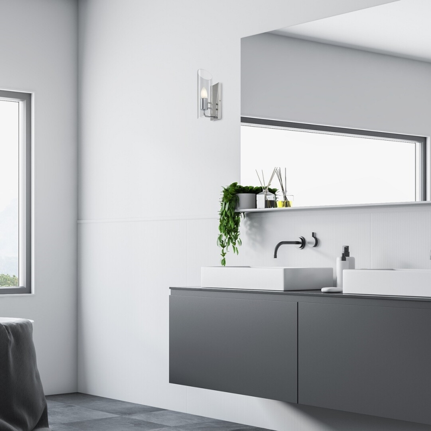 Rabalux - Koupelnové nástěnné svítidlo 1xE14/12W/230V IP44 lesklý chrom