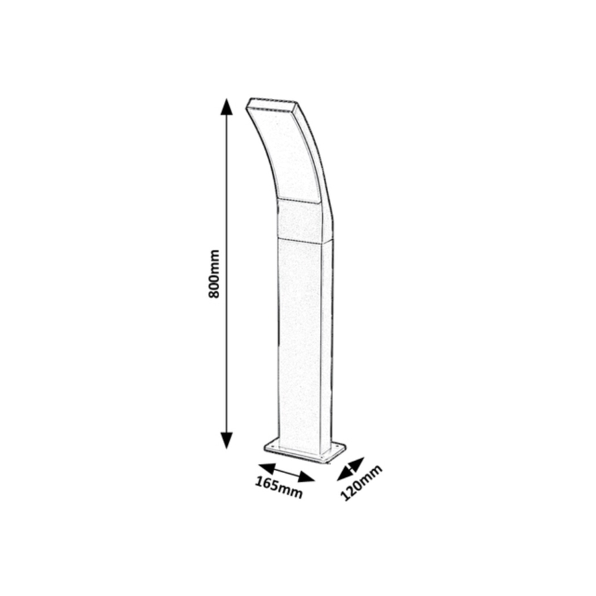 Rabalux - LED Venkovní lampa LED/12W/230V IP44