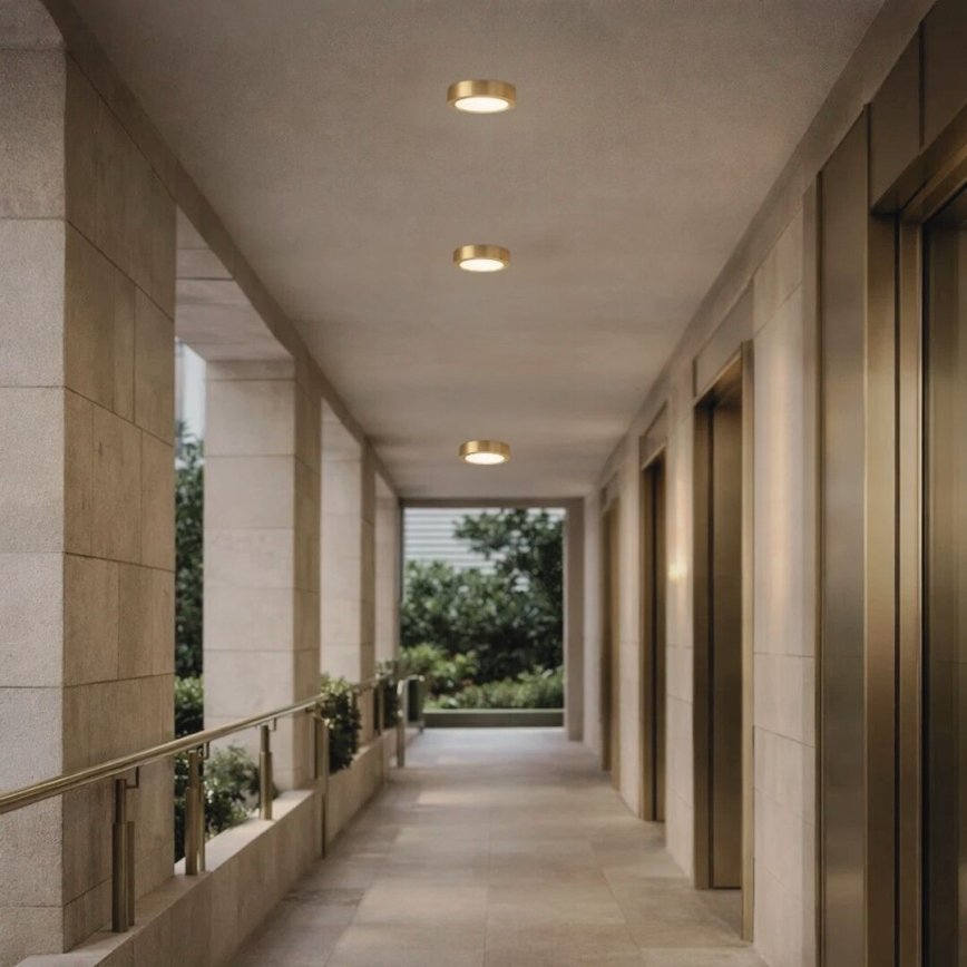 Rabalux - LED Koupelnové stropní svítidlo LED/7W/230V pr. 12 cm IP44 zlatá