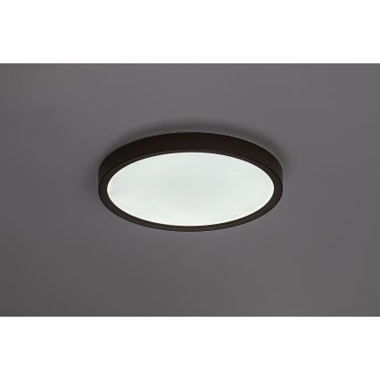 Rabalux - LED Koupelnové stropní svítidlo LED/18W/230V 3000/4000/6000K pr. 29 cm IP44 hnědá