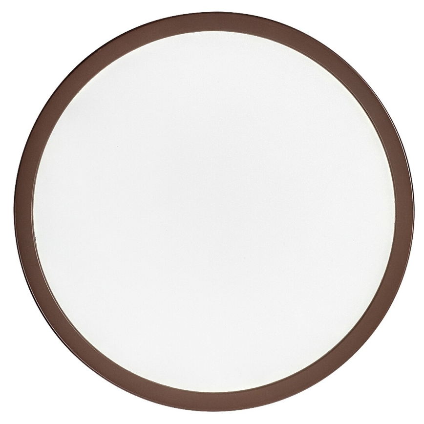 Rabalux - LED Koupelnové stropní svítidlo LED/18W/230V 3000/4000/6000K pr. 29 cm IP44 hnědá