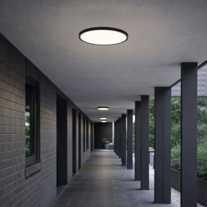 Rabalux - LED Koupelnové stropní svítidlo LED/18W/230V 3000/4000/6000K pr. 29 cm IP44 černá