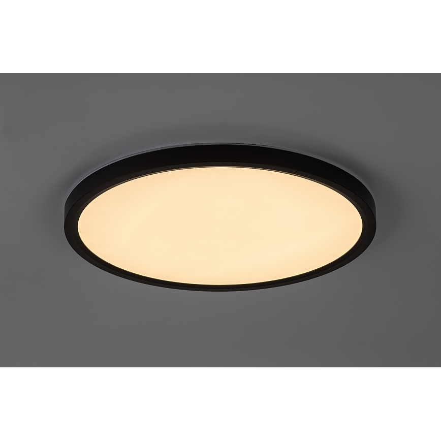 Rabalux - LED Koupelnové stropní svítidlo LED/24W/230V 3000/4000/6000K pr. 40 cm IP44 černá