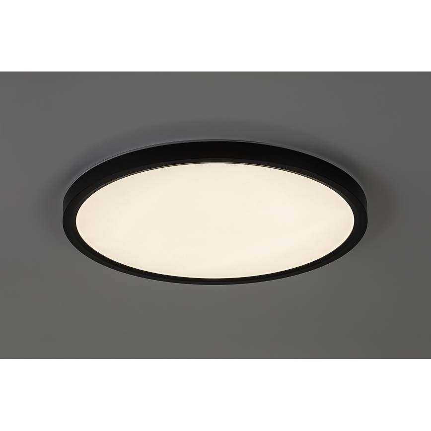 Rabalux - LED Koupelnové stropní svítidlo LED/24W/230V 3000/4000/6000K pr. 40 cm IP44 černá