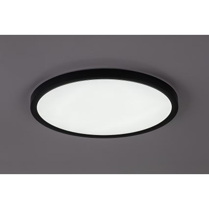 Rabalux - LED Koupelnové stropní svítidlo LED/24W/230V 3000/4000/6000K pr. 40 cm IP44 černá