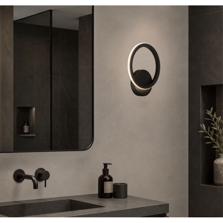 Rabalux - LED Koupelnové nástěnné svítidlo LED/8W/230V IP44 antracit
