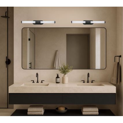 Rabalux - LED Koupelnové osvětlení zrcadla LED/6W/230V IP44 40 cm černá