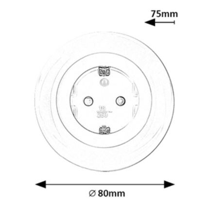 Rabalux - LED RGB Zásuvka s osvětlením LED/0,54W/230V 3000K