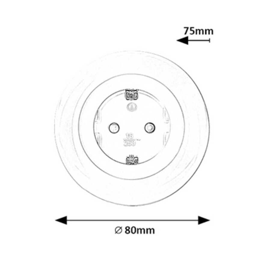 Rabalux - LED RGB Zásuvka s osvětlením LED/0,54W/230V 3000K