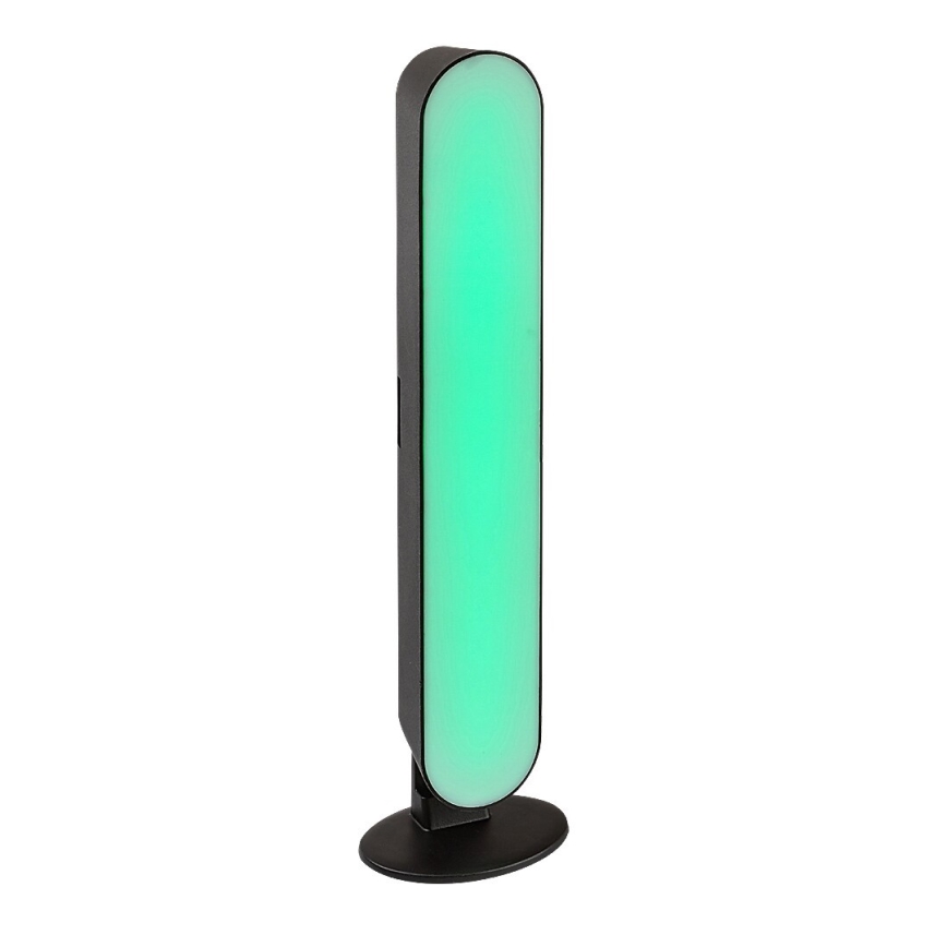 Rabalux - LED RGB Stmívatelná stolní lampa LED/3W/5V černá + dálkové ovládání