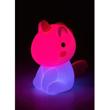 Rabalux - LED RGB Stmívatelná dotyková nabíjecí dětská lampička LED/0,45W/5V