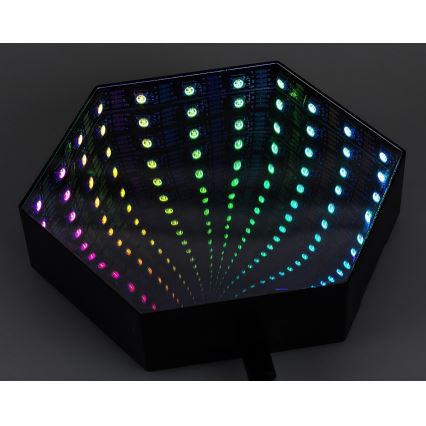 Rabalux - LED RGB Stmívatelná stolní lampa LED/1W/5V/3xAA + dálkové ovládání