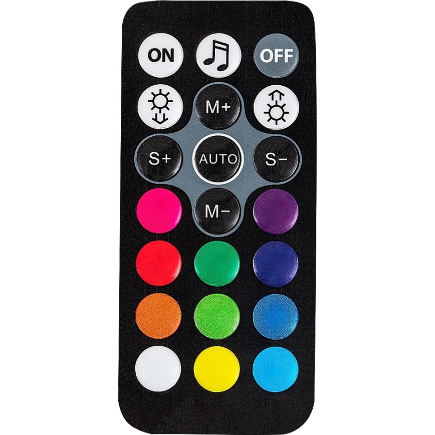 Rabalux - LED RGB Stmívatelná stolní lampa LED/1W/5V/3xAA + dálkové ovládání