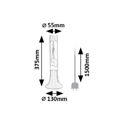 Rabalux - LED Lávová lampa LED/25W/230V