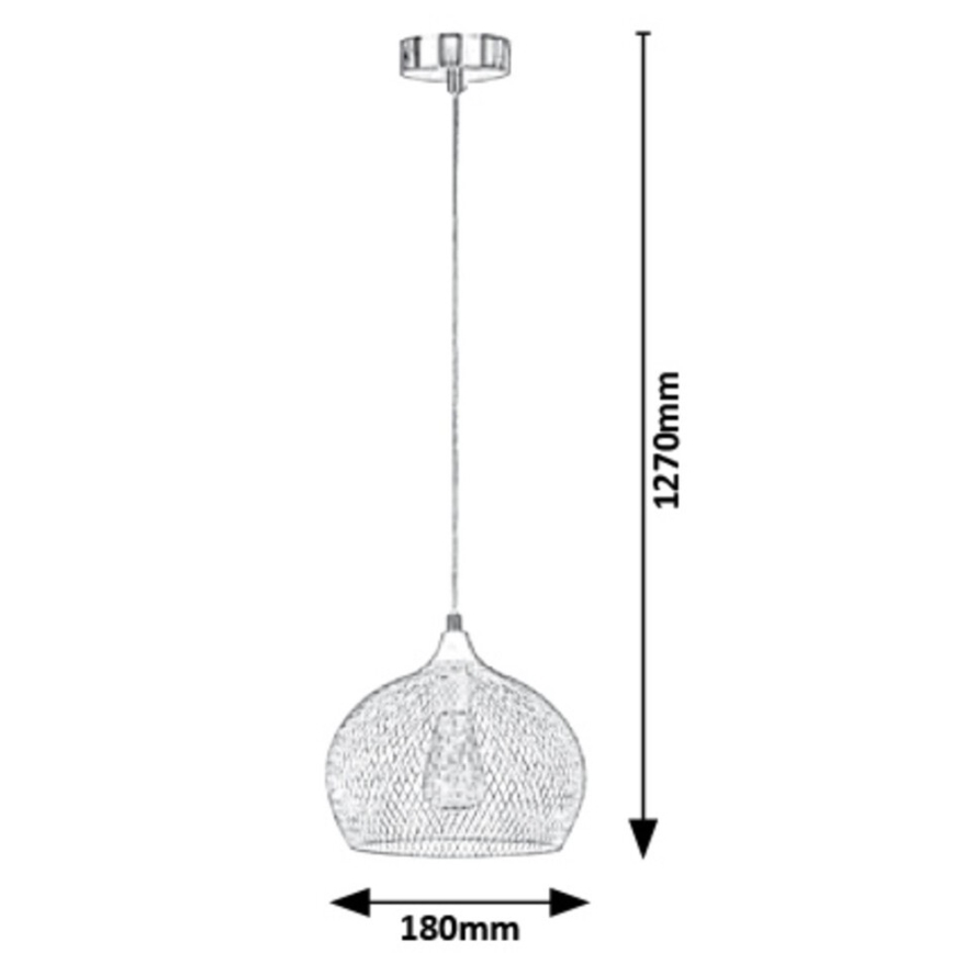 Rabalux - Lustr na lanku 1xE14/40W/230V