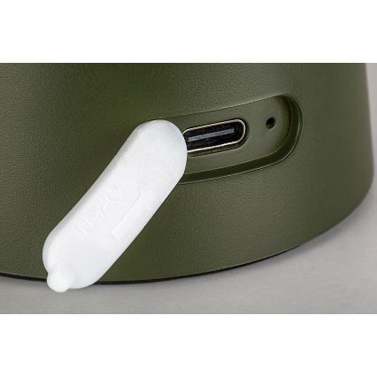 Rabalux - LED Stmívatelná dotyková nabíjecí venkovní lampa LED/1,5W/5V IP44 1200 mAh USB zelená