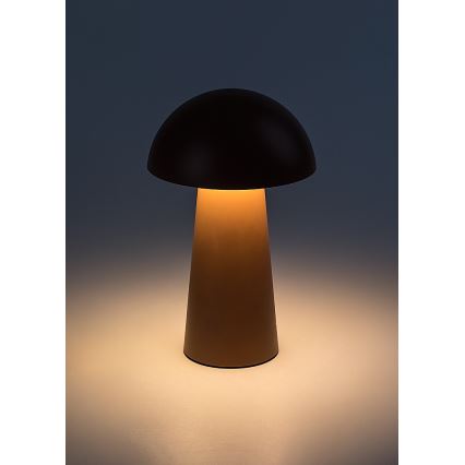 Rabalux - LED Stmívatelná dotyková nabíjecí venkovní lampa LED/1,5W/5V IP44 1200 mAh USB hnědá