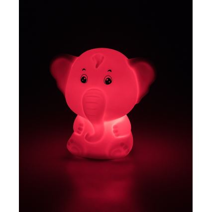 Rabalux - LED RGB Dotykové noční světlo LED/0,05W/1xCR2032 slon