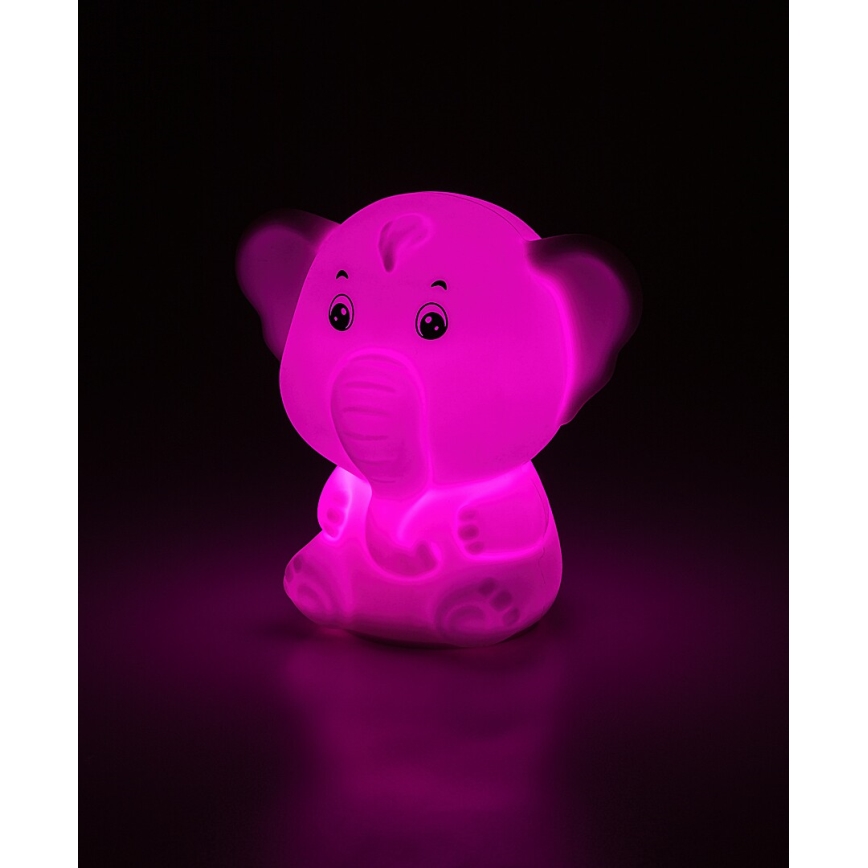 Rabalux - LED RGB Dotykové noční světlo LED/0,05W/1xCR2032 slon