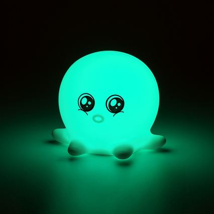Rabalux - LED RGB Dotykové noční světlo LED/0,05W/1xCR2032 chobotnice