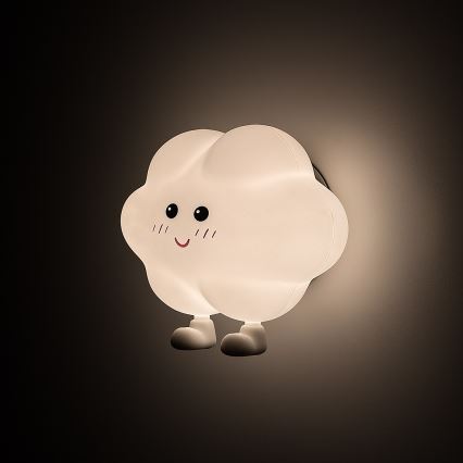 Rabalux - LED Stmívatelné nabíjecí dotykové dětské noční světlo LED/2,7W/5V 200 mAh mrak
