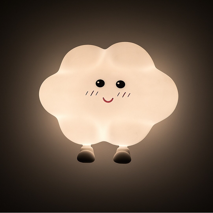 Rabalux - LED Stmívatelné nabíjecí dotykové dětské noční světlo LED/2,7W/5V 200 mAh mrak