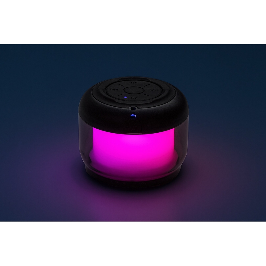 Rabalux - RGB Stolní lampa s reproduktorem RGB/3W/3,7V 500mAh