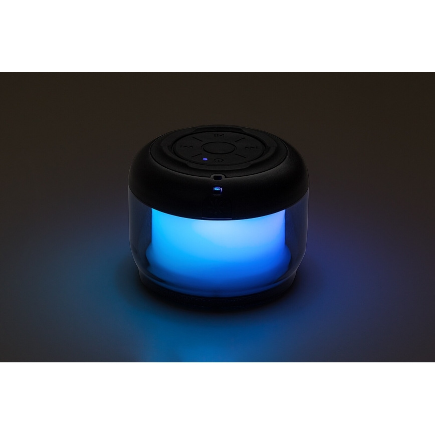 Rabalux - RGB Stolní lampa s reproduktorem RGB/3W/3,7V 500mAh