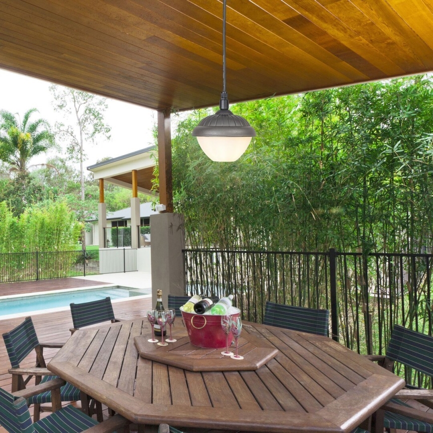 Rabalux - Venkovní lustr na lanku 1xE27/40W/230V IP44