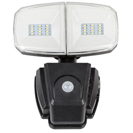 Rabalux - LED Solární reflektor se senzorem LED/12W/3,7V IP44