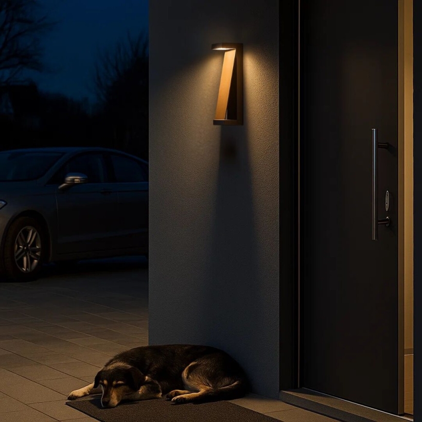 Rabalux - LED Venkovní nástěnné svítidlo LED/13W/230V IP65 hnědá