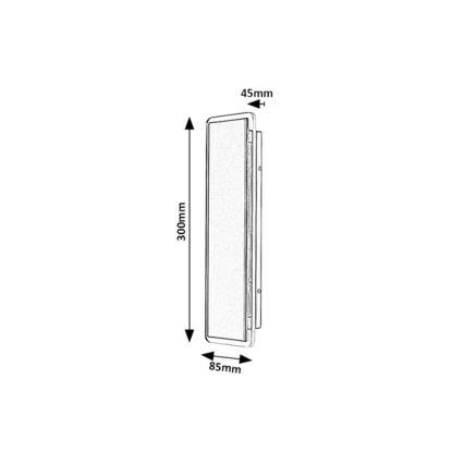 Rabalux - LED Venkovní nástěnné svítidlo LED/18W/230V IP54 černá