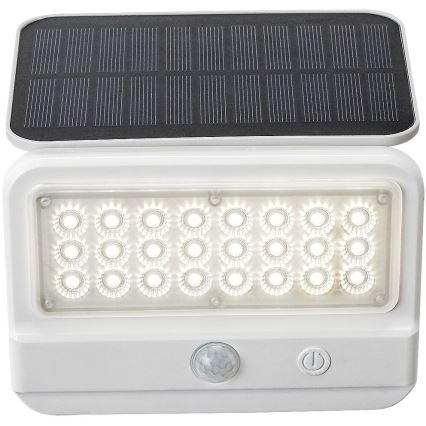 Rabalux - LED Solární nástěnné svítidlo se senzorem LED/7W/3,7V IP54 bílá