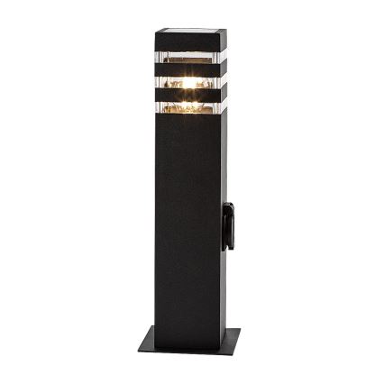 Rabalux - Venkovní lampa se zásuvkou 1xE27/12W/230V IP44