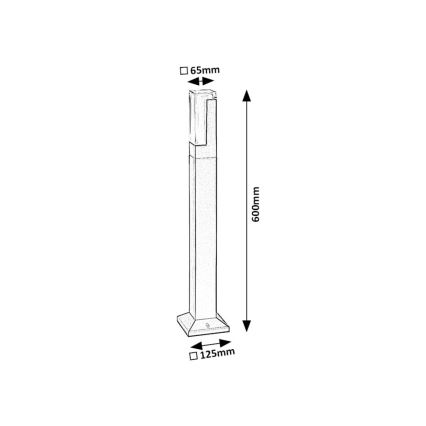 Rabalux - LED Venkovní lampa LED/7W/230V IP54