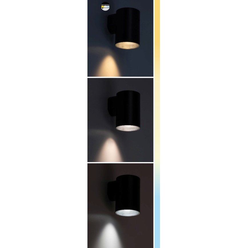 Rabalux - LED Venkovní nástěnné svítidlo LED/18W/230V 2700/4000/6500K IP65 černá