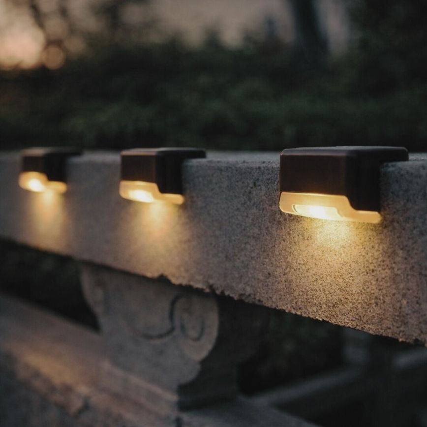 Rabalux - SADA 4x LED Solární nástěnné svítidlo se senzorem soumraku LED/0,06W/1,2V 300 mAh IP44