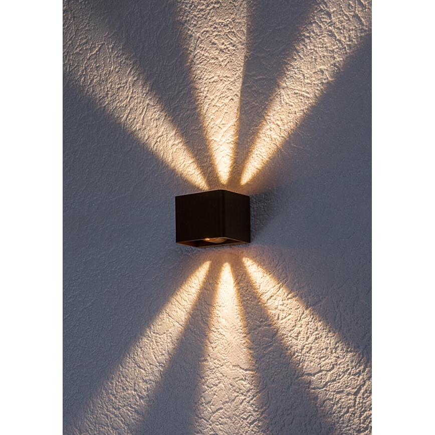 Rabalux - LED Venkovní nástěnné svítidlo LED/10W/230V IP54 hnědá