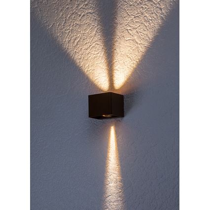 Rabalux - LED Venkovní nástěnné svítidlo LED/10W/230V IP54 hnědá