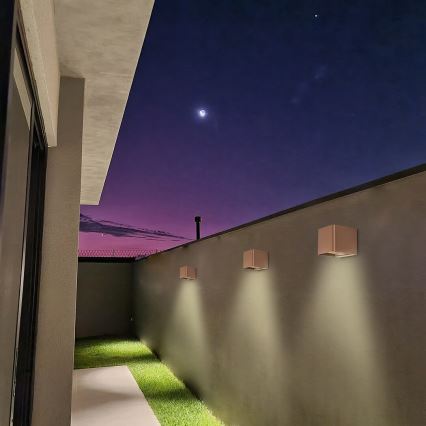 Rabalux - LED Venkovní nástěnné svítidlo LED/10W/230V IP54 hnědá