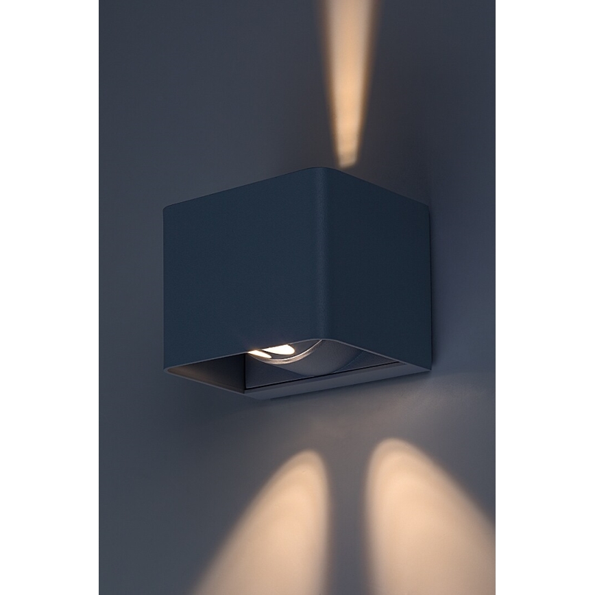 Rabalux - LED Venkovní nástěnné svítidlo LED/10W/230V IP54 šedá
