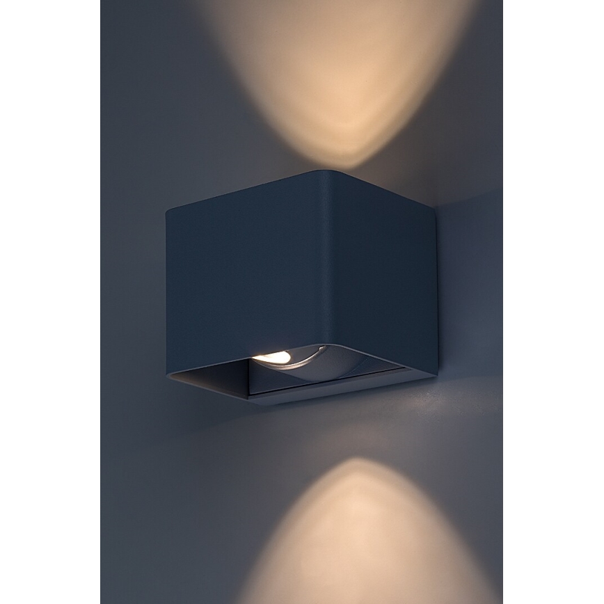 Rabalux - LED Venkovní nástěnné svítidlo LED/10W/230V IP54 šedá